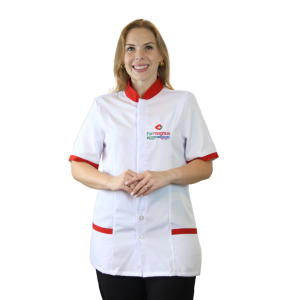 JALECO FEMININO MANGA CURTA