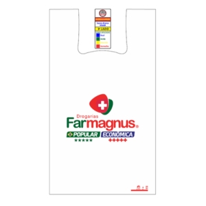 SACOLAS PLÁSTICAS Tamanho GG 60 x 75/80