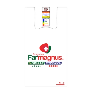 SACOLAS PLÁSTICAS - Tamanho G (50cm x 60cm) - 1000 und