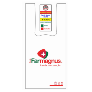 SACOLAS PLÁSTICAS -  Tamanho P (30cm x 40cm aberta)