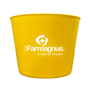 BALDE DE PIPOCA AMARELO FARMAGNUS