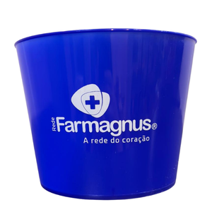 BALDE DE PIPOCA AZUL FARMAGNUS