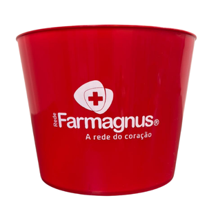 BALDE DE PIPOCA VERMELHO FARMAGNUS
