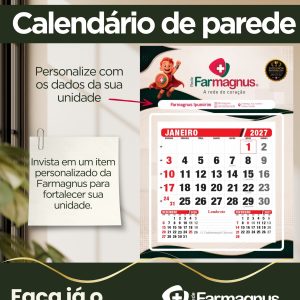 CALENDÁRIO DE PAREDE 2027